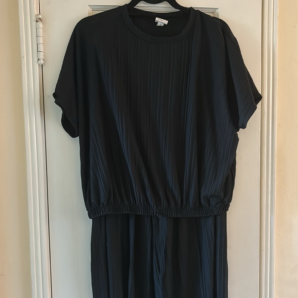 A New Day Black Plisse Set (Pants + Top)